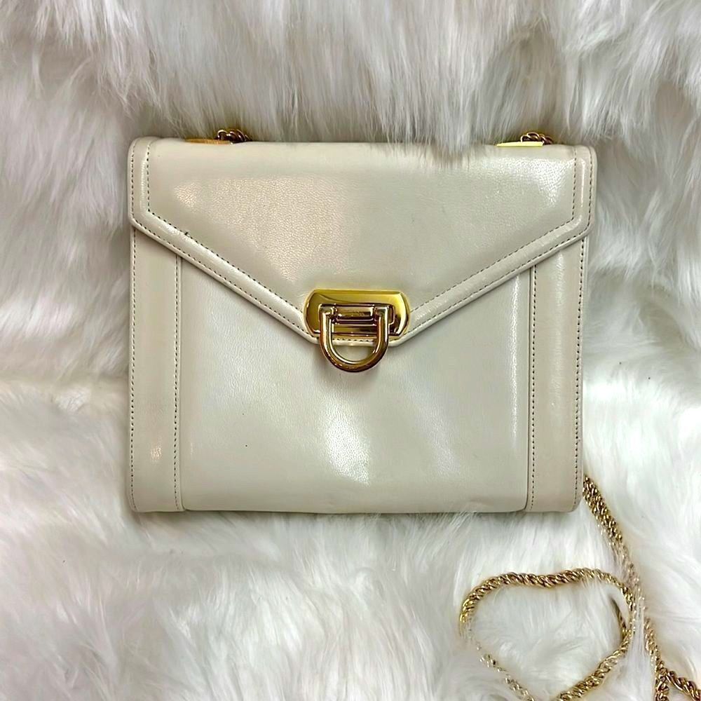Vintage Frenchy‎ of California Cream Evening Bag B30